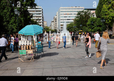 Griechenland Athen Syntagma-Platz Stockfoto