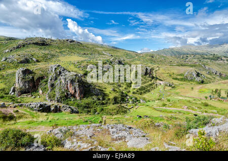 Die Anden in Peru Stockfoto