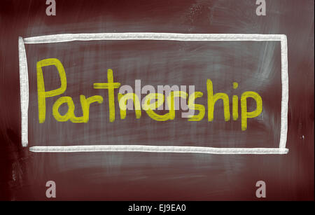 Partnership-Konzept Stockfoto