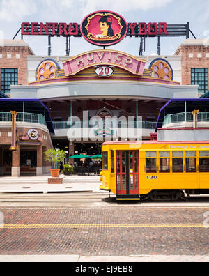 Kino in Ybor City in Tampa Florida Stockfoto