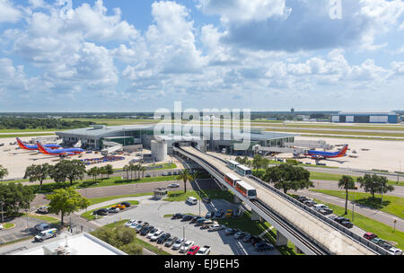 Terminal des Tampa International Airport Stockfoto