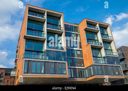 Moderne Eigentumswohnung in der Hafencity Stockfoto