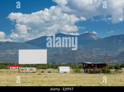 Fahren Sie in Kino in Buena Vista CO Stockfoto