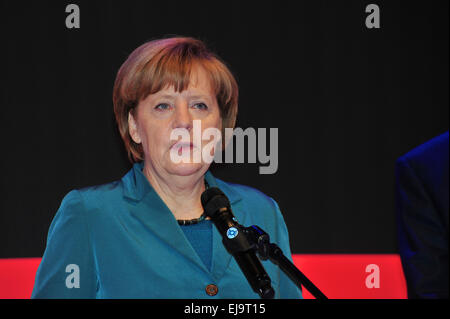 Kanzlerin Angela Merkel Stockfoto