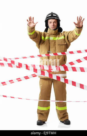Warnung Stockfoto