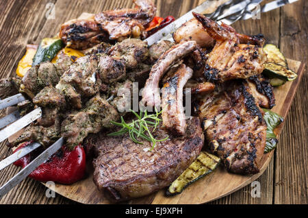 gegrilltes Fleisch Stockfoto