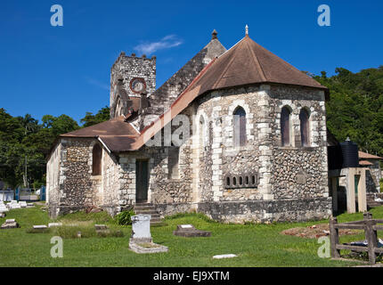 Alten kolonialen Kirche. Jamaika Stockfoto