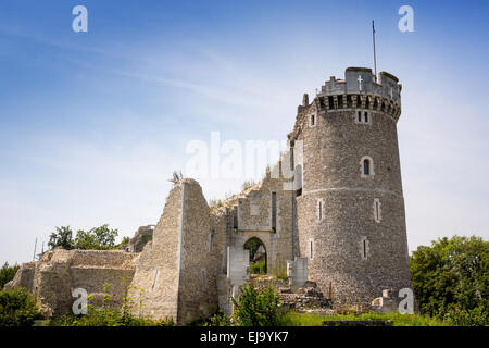 Château de Robert le Diable, Normandie, Frankreich, Europa Stockfoto