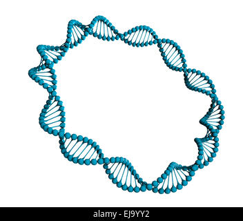 DNA-Ring stilisiert Genetik Abbildung Stockfoto