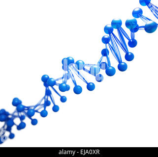 DNA-Strang Modell - Genetik-Abbildung Stockfoto