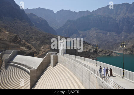 Wadi Dayqah Dam, Oman Stockfoto