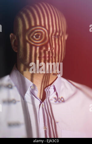 kreative Porträt eines Mannes Stockfoto