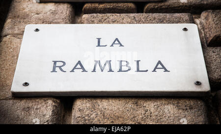 La Rambla Stockfoto