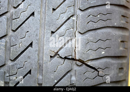 alte Auto-Reifen-Hintergrund Stockfoto