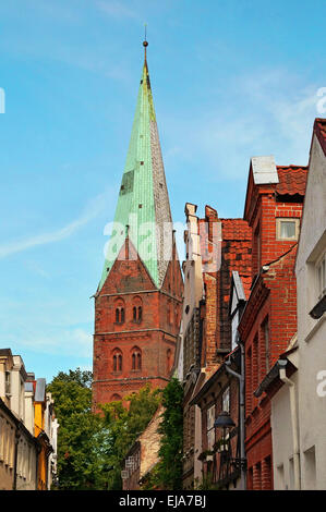 Kirche St. Aegidien Lübeck Deutschland Stockfoto