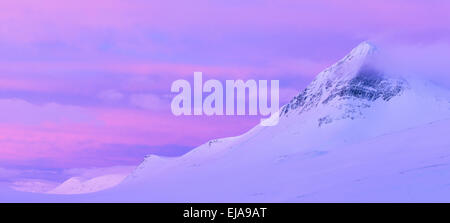 Morgen-Stimmung, Lappland, Schweden Stockfoto