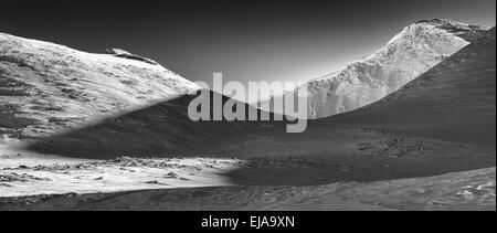 Winterlandschaft, Lappland, Schweden Stockfoto