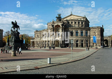 SEMPEROPER DRESDEN Stockfoto