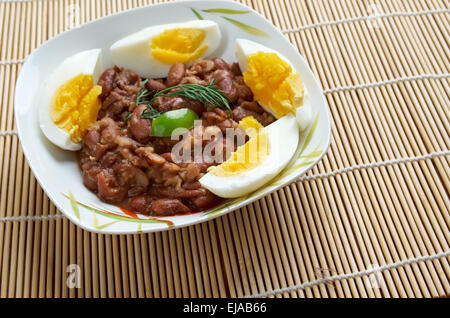 Ful Medames - ägyptischer, sudanesischer Gericht Stockfoto