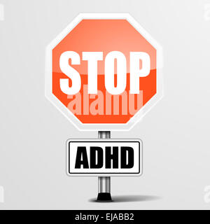 ADHS zu stoppen Stockfoto
