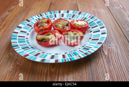 Pomodori al forno Stockfoto