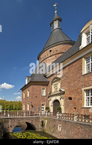 Burg Anholt Wasserburg, zurück, Deutschland Stockfoto