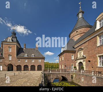 Burg Anholt Wasserburg, zurück, Deutschland Stockfoto