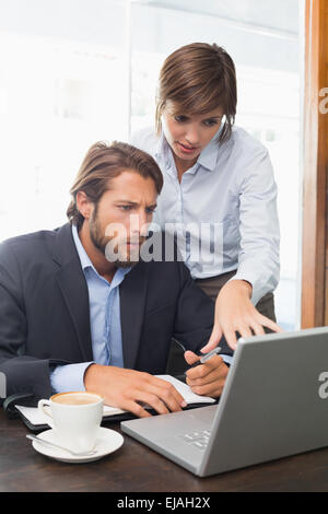 Ein Treffen mit Geschäftspartnern Stockfoto