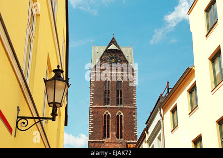 Kirche St. Mary Wismar Deutschland Stockfoto