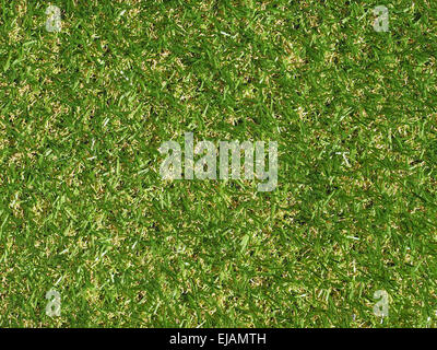 Grüne synthetischen Kunstrasen Wiese Textur als Hintergrund nützlich Stockfoto