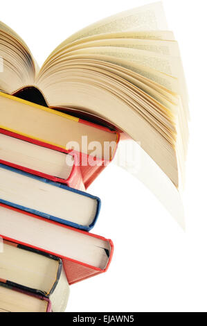 Komposition mit Büchern auf dem Tisch Stockfoto