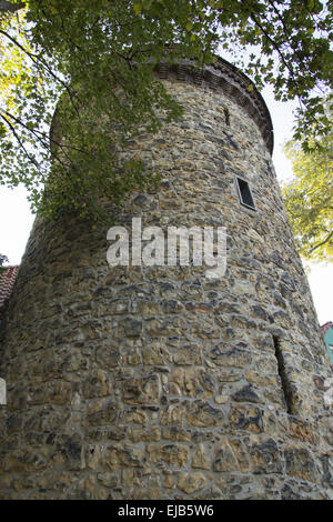 Alte Stadtmauer in Recklinghausen, Deutschland Stockfoto