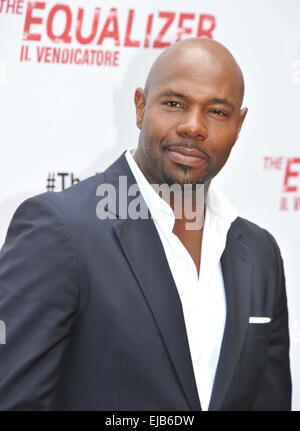 Rom-Fototermin für den "The Equalizer" im Hotel De Russie Featuring: Antoine Fuqua Where: Rom, Italien: 17 Sep 2014 Stockfoto