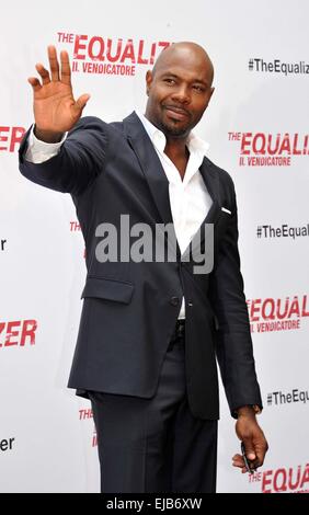 Rom-Fototermin für den "The Equalizer" im Hotel De Russie Featuring: Antoine Fuqua Where: Rom, Italien: 17 Sep 2014 Stockfoto