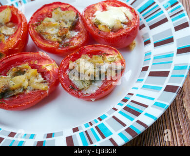 Pomodori al forno Stockfoto