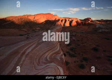 Feuer-Welle-Vally Brand Nevada Stockfoto