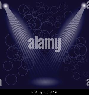 Bühne-Strahler Stockfoto