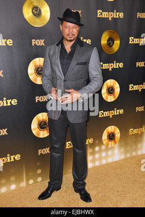 LOS ANGELES, CA - 6. Januar 2015: Terrence Howard bei der Premiere von Fox neue TV-Serie "Empire" im Cinerama Dome, Hollywood. Stockfoto