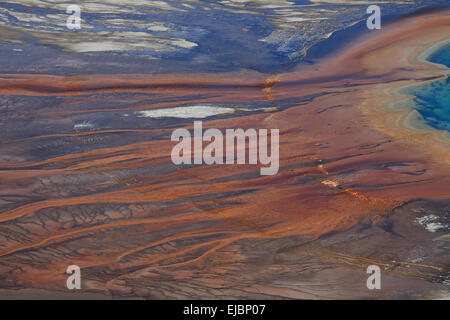 Grand Bildobjekte Spring Im Yellowstone National Par Stockfoto