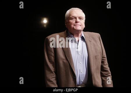 Opening Night Vorhang für das Broadway Love Letters im Brooks Atkinson Theatre. Mitwirkende: Brian Dennehy Where: New York, New York, Vereinigte Staaten von Amerika als: 18 Sep 2014 Stockfoto