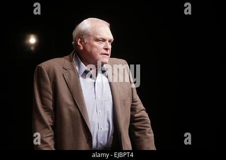 Opening Night Vorhang für das Broadway Love Letters im Brooks Atkinson Theatre. Mitwirkende: Brian Dennehy Where: New York, New York, Vereinigte Staaten von Amerika als: 18 Sep 2014 Stockfoto