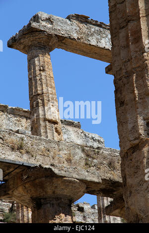 Tempel der Hera (Tempel des Neptun) Stockfoto