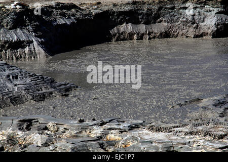 Solfatara Pozzuoli Vulkankrater Stockfoto