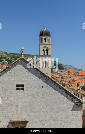 Häuser in Dubrovnik Kroatien Stockfoto