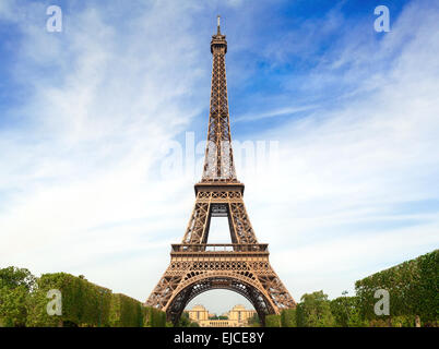 Fantastische Eiffelturm in Paris Stockfoto