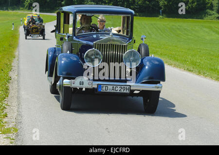 Oldtimer-Rallye für alt antik Oldtimer Stockfoto