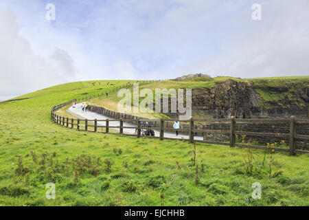 Wanderweg zur Aussichtsplattform. Stockfoto