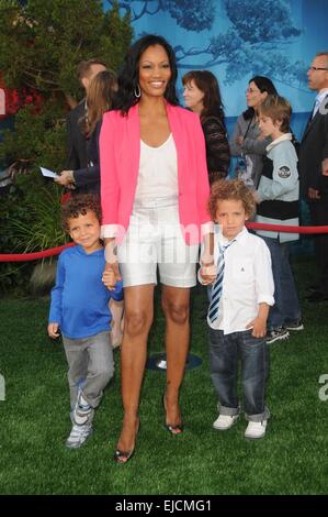 USA. Garcelle Beauvais im Ankunftsbereich für mutige Premiere auf der Los Angeles Film Festival (LAFF), The Dolby Theater, Los Angeles, CA 18. Juni 2012. Foto von: Dee Cercone/Everett Collection Stockfoto