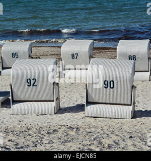 am Strand Stockfoto