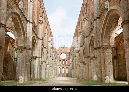 Zisterzienser Kloster aus dem 12. Jahrhundert Stockfoto